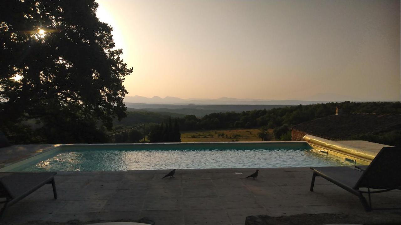 La Ferme Les Eybrachas Hotel Réauville Kültér fotó