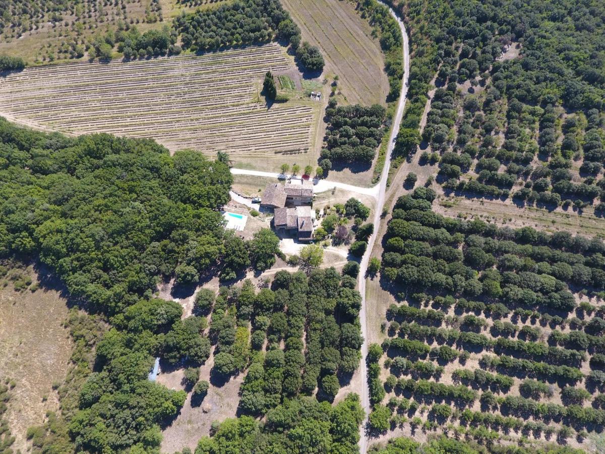 La Ferme Les Eybrachas Hotel Réauville Kültér fotó